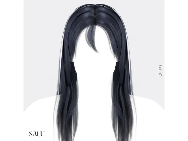 Alpha [SALU] Hair_n7 - The Sims 4 Custom Content