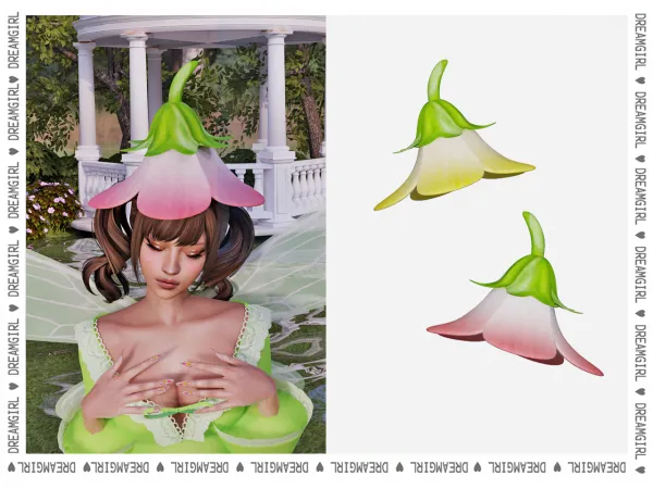 [ DREAMGIRL ] FLOWER HAT ACCESSORY