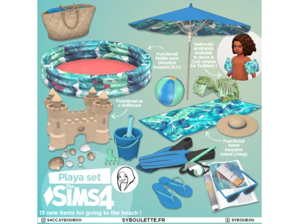 Alpha PLAYA BEACH - The Sims 4 Custom Content
