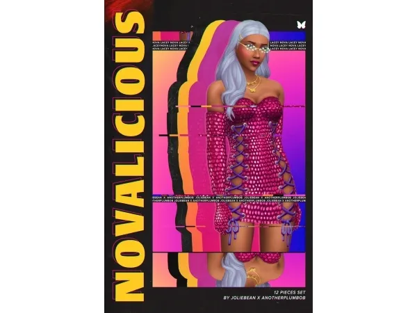 Maxis Match Novalicious Set by Joliebean x Another Plumbob - The Sims 4 Custom Content