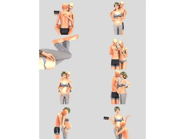 Alpha [Scarlett Bulckowisk] We Posepack - The Sims 4 Custom Content