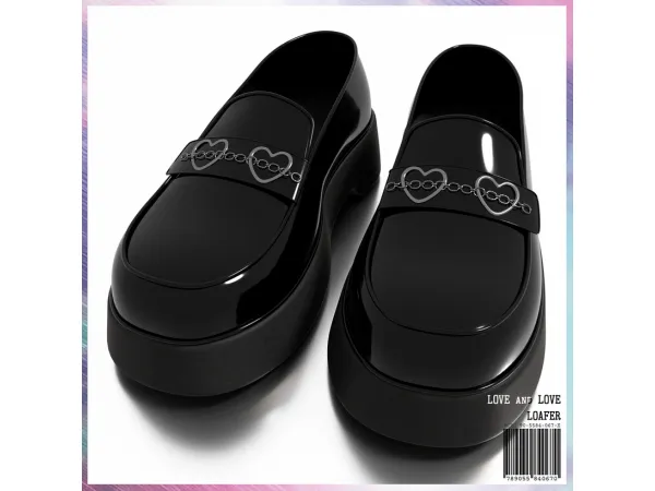 Alpha LOVE and LOVE Loafer by mirosims2020 - The Sims 4 Custom Content