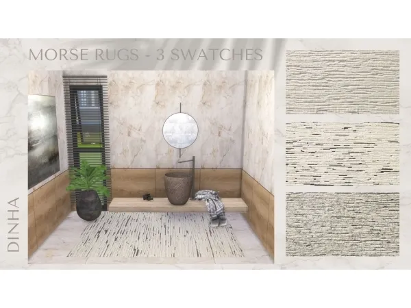 Mix Morse Rugs - The Sims 4 Custom Content