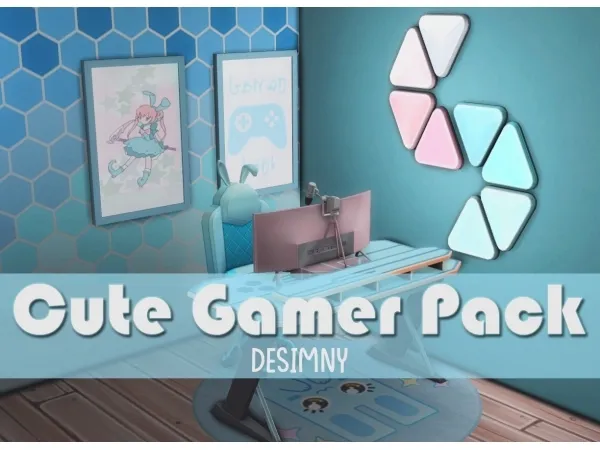 Maxis Match Cute Gamer Pack - The Sims 4 Custom Content