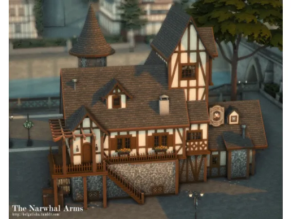 Maxis Match The Narwhal Arms by helgatisha - The Sims 4 Custom Content