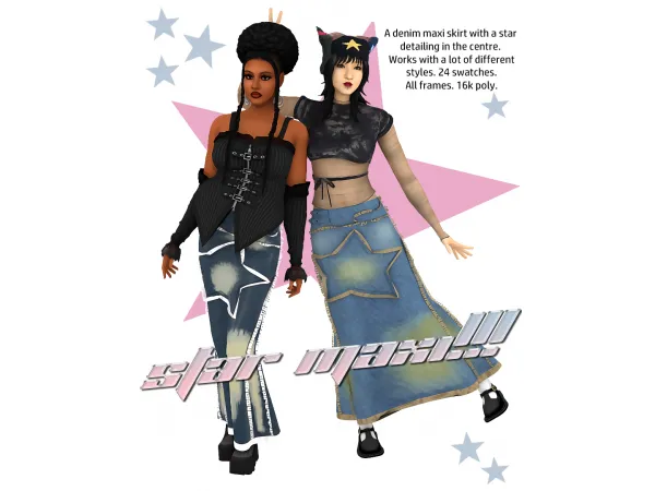 Maxis Match Star Maxi by alerii - The Sims 4 Custom Content