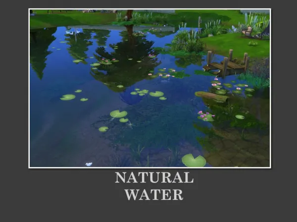 Maxis Match Natural Water by Teknikah - The Sims 4 Custom Content
