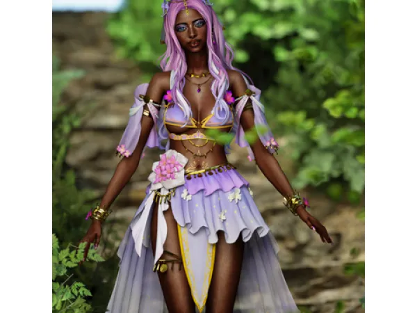 Alpha DOAXVV Bouquet Alstroemeria by Simsonico - The Sims 4 Custom Content