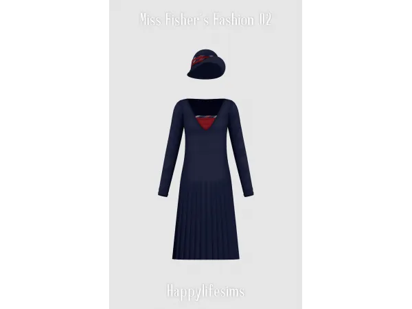 Mix [Lonelyboy] Miss Fishers Fashion 02 - The Sims 4 Custom Content