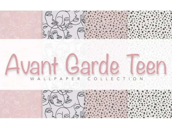 Avant Garde Teen Wallpaper by SimPlistic