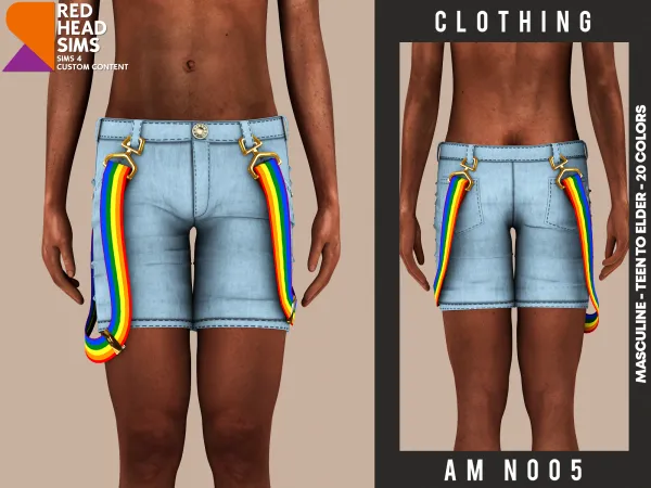 Alpha AM CLOTHING N005 - The Sims 4 Custom Content