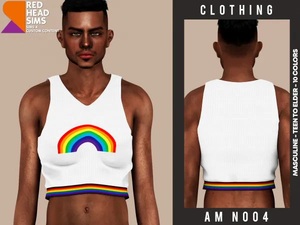 Alpha AM CLOTHING N004 - The Sims 4 Custom Content