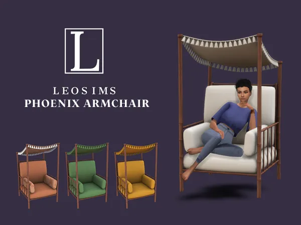 Mix Phoenix Chair - The Sims 4 Custom Content