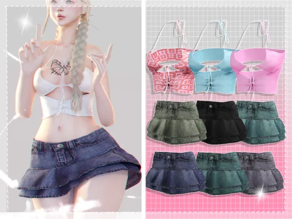 Alpha more y2k style babyetears - The Sims 4 Custom Content