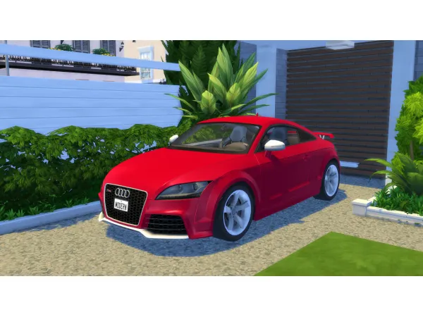 Mix 2010 Audi TT RS - The Sims 4 Custom Content