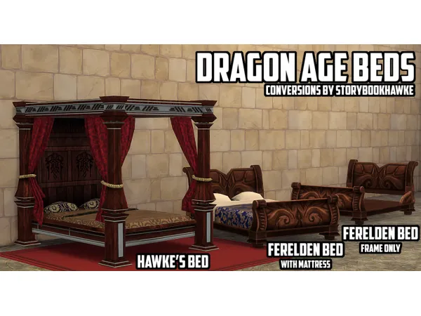 Mix Dragon Age Beds - The Sims 4 Custom Content