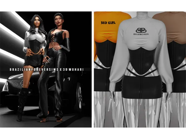 Alpha 25 BFS x 3DMUHARI by diggoverse - The Sims 4 Custom Content