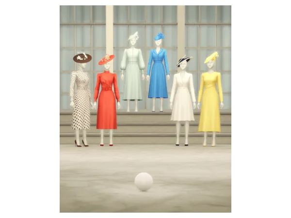 Maxis Match Duchess of June (20 color) by Rusty's - The Sims 4 Custom Content