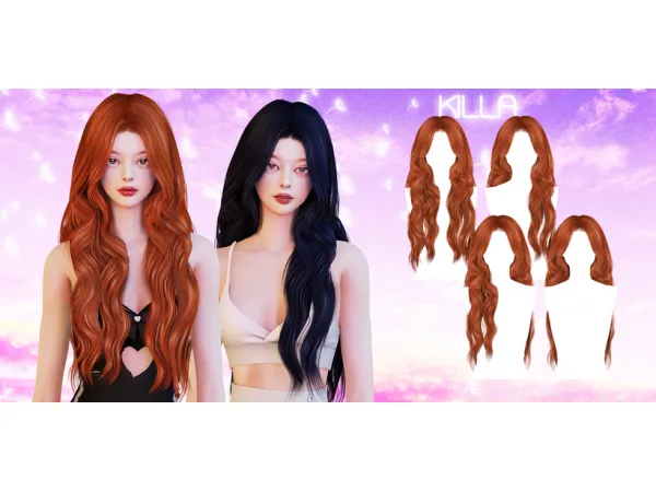 Alpha KILLA HAIRSTYLE by - The Sims 4 Custom Content