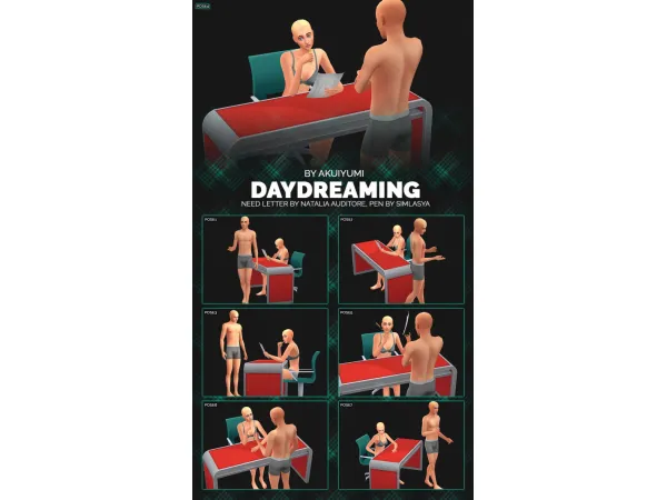 Alpha Daydreaming by Akuiyumi - The Sims 4 Custom Content