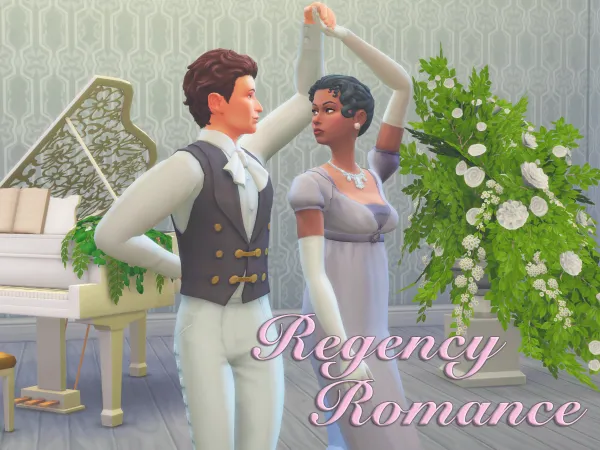 Maxis Match Regency Romance by simsfinds - The Sims 4 Custom Content
