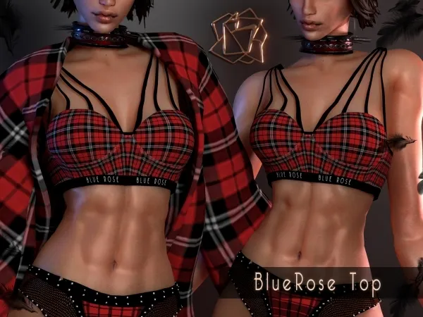Alpha Bluerose Top BRsims - The Sims 4 Custom Content