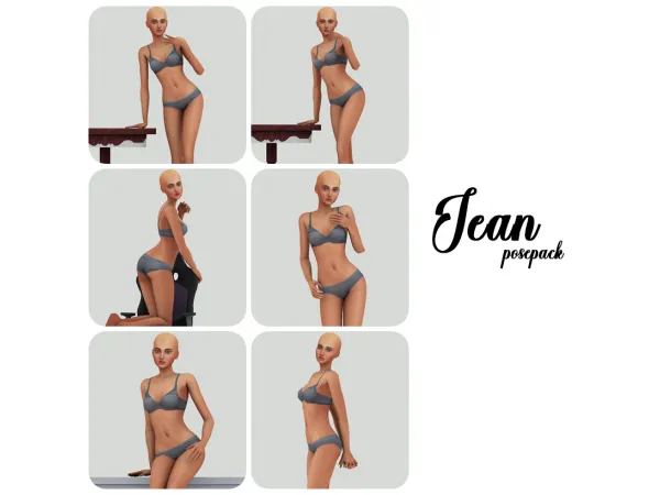 Maxis Match Jean posepack (Patreon Early Access) - The Sims 4 Custom Content