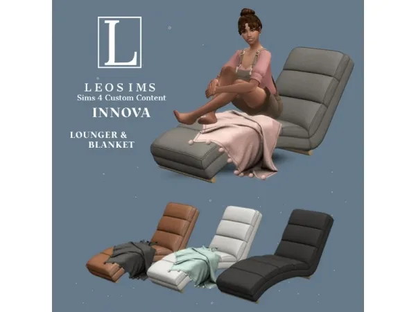 Alpha INNOVA LOUNGER - The Sims 4 Custom Content