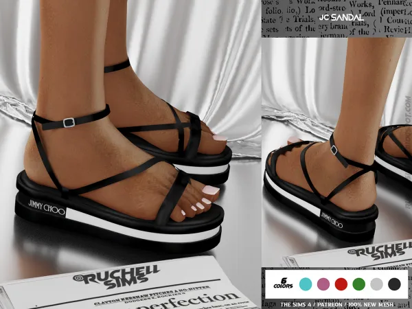 Alpha JC SANDAL FREE - The Sims 4 Custom Content