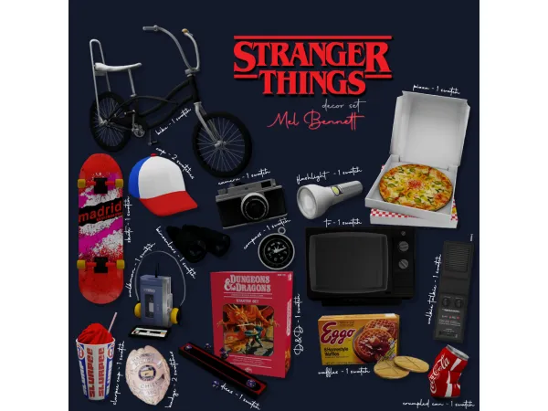 Alpha Stranger Things Collection Part 2 - The Sims 4 Custom Content