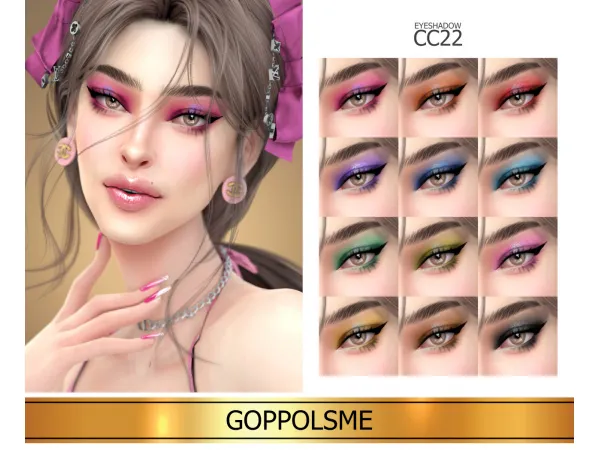 GPME-GOLD Eyeshadow CC 22 by GoppolsMe