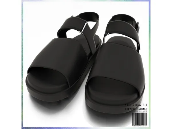 YASE X DRAW FIT Leather Sandals