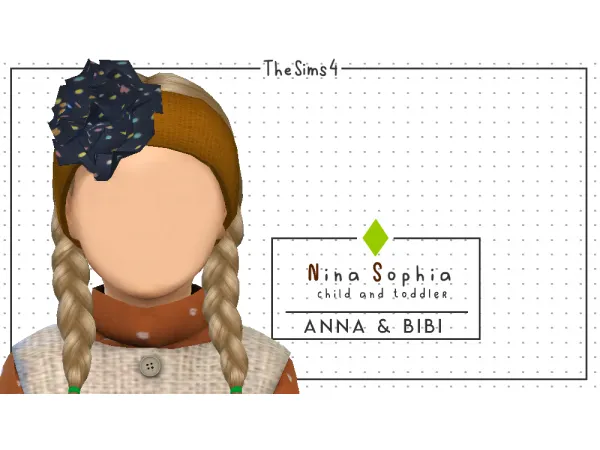 Alpha Acc Nina Sophia by Anna Bibi - The Sims 4 Custom Content