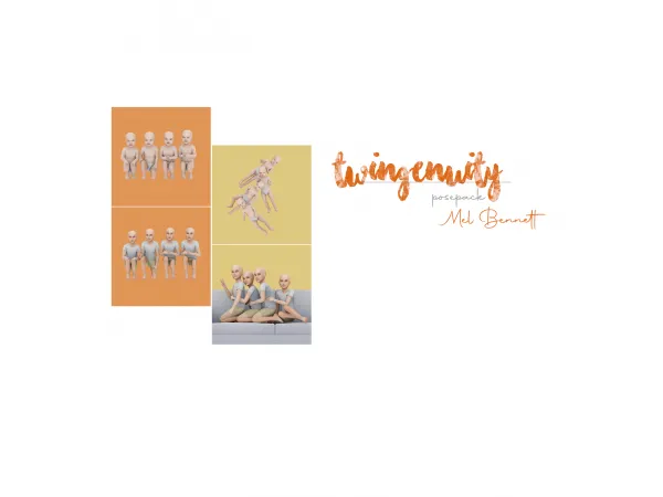 Mix Twingenuity Posepack - The Sims 4 Custom Content