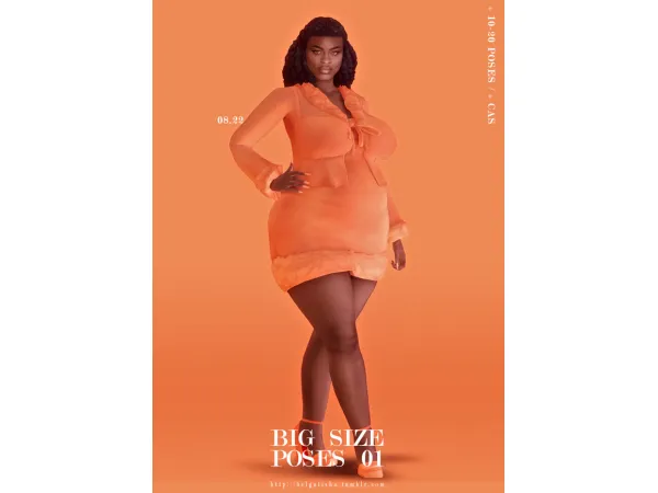 Mix Big size poses 01 Pose Pack CAS by helgatisha - The Sims 4 Custom Content