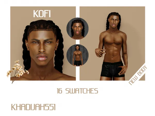 Alpha KOFI SKIN by Khadijah551 - The Sims 4 Custom Content