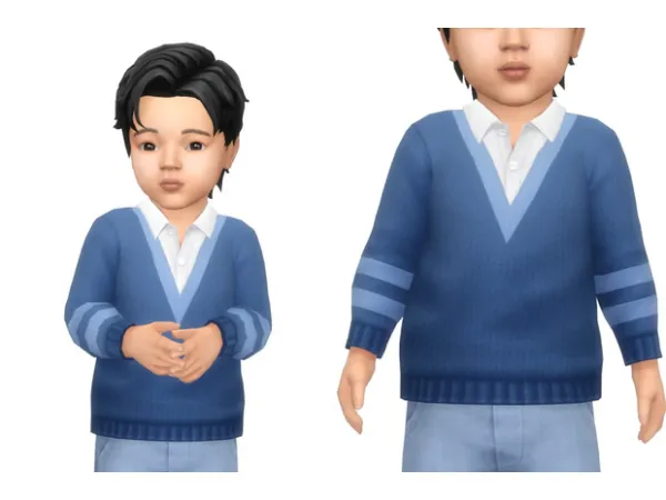 Maxis Match TYLER by PowLuna - The Sims 4 Custom Content