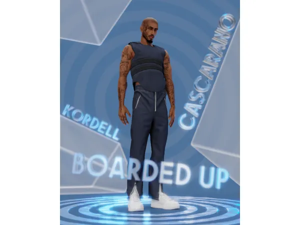 Alpha BOARDED UP COLLECTION by cascarano - The Sims 4 Custom Content