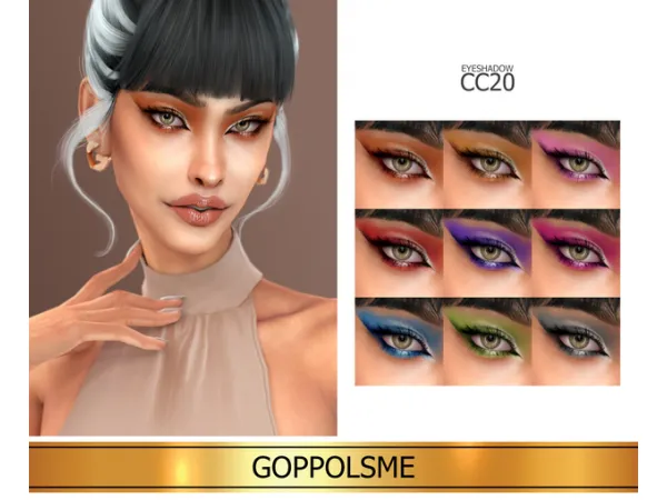 GPME-GOLD Eyeshadow CC 20 by GoppolsMe