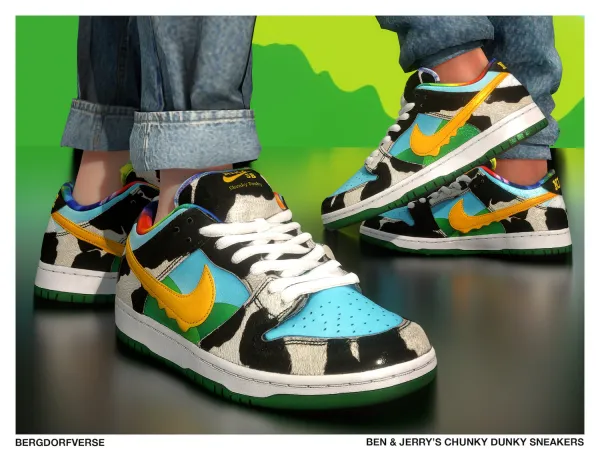 Ben & Jerry's Chunky Dunky Dunk Low Sneakers