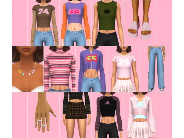 Alpha 90s gIrL nExT dOoOr by b0t0xbrat - The Sims 4 Custom Content
