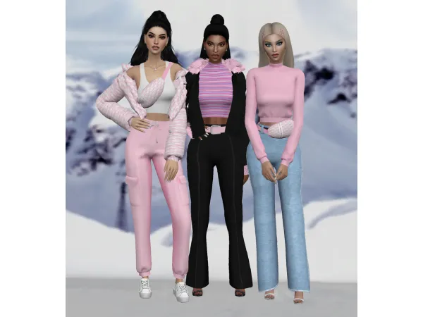 Alpha WINTER COLLECTION by simstefani - The Sims 4 Custom Content