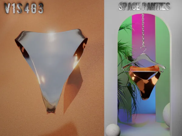 Alpha space panties - The Sims 4 Custom Content