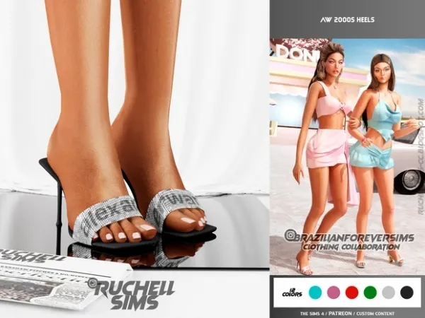 Alpha AW 2000S HEELS FREE - The Sims 4 Custom Content