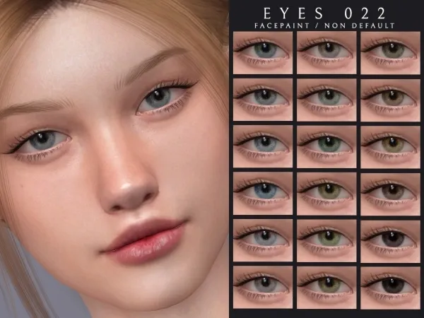 Alpha Eyes 022 - The Sims 4 Custom Content