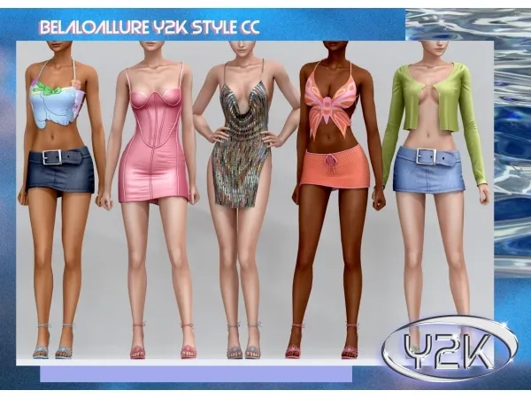 Alpha Y2K style by Belaoallure - The Sims 4 Custom Content
