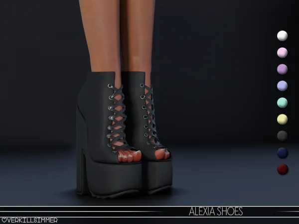 Alpha Alexia shoes - The Sims 4 Custom Content
