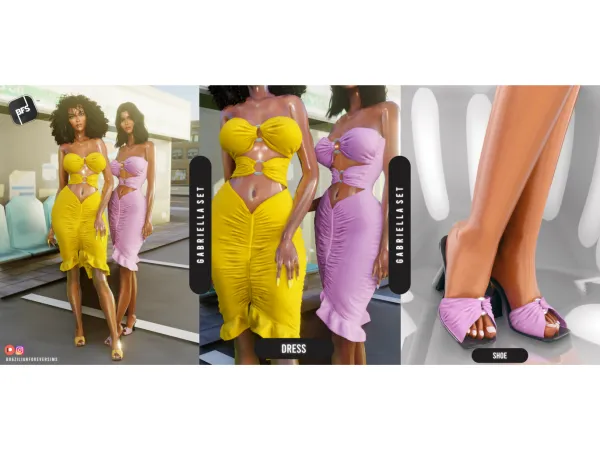 Alpha Gabriella Set - The Sims 4 Custom Content