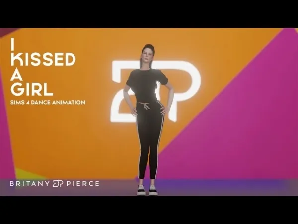 Alpha Dance Animation I Kissed A Girl (Free) by britanypierce - The Sims 4 Custom Content