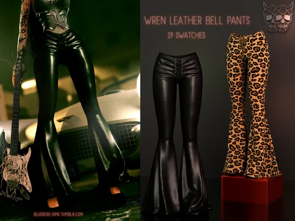 Alpha Wren Bell Pants - The Sims 4 Custom Content